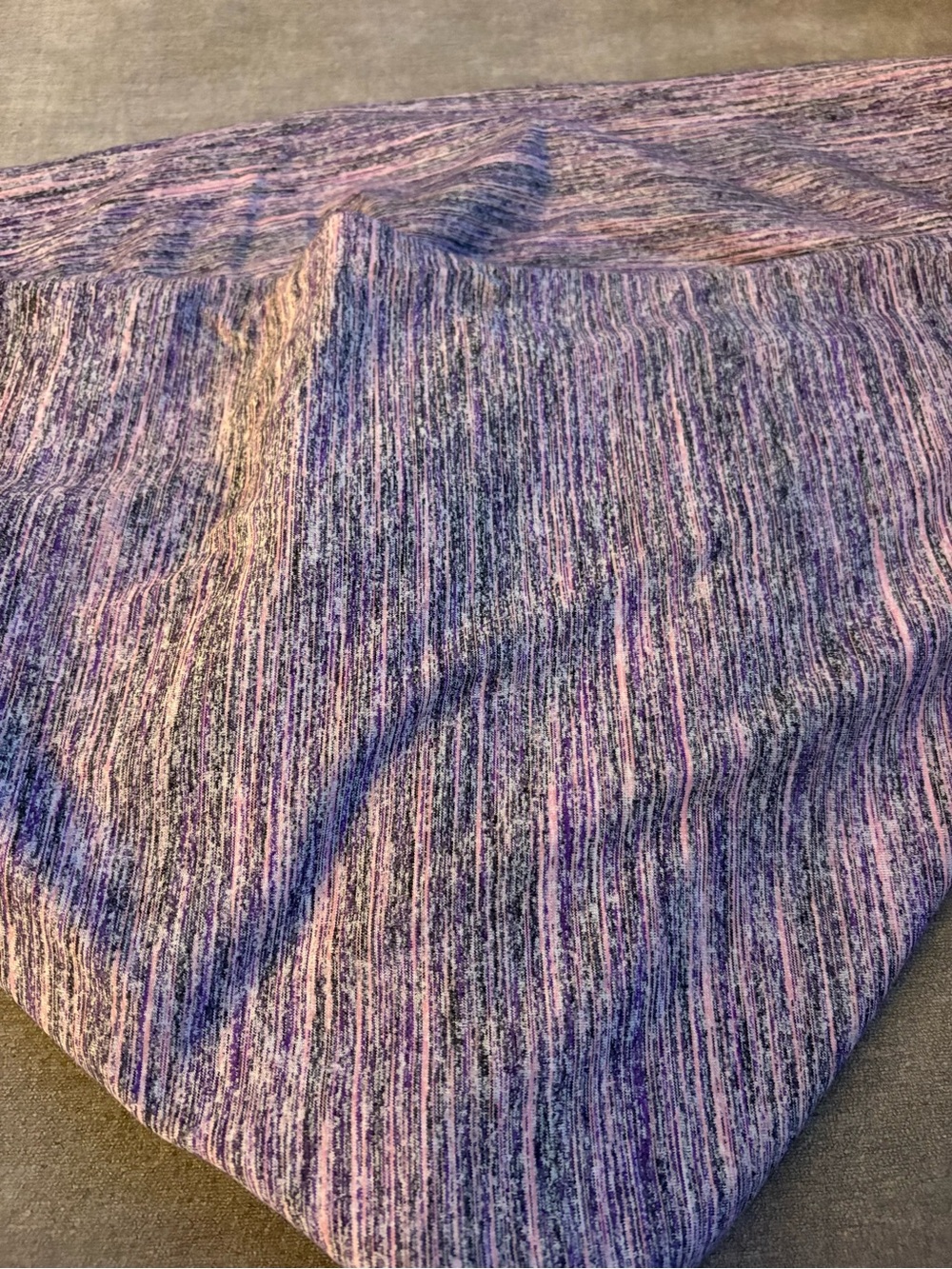 lululemon athletica Heathered Purple Knit Wrap Scarf